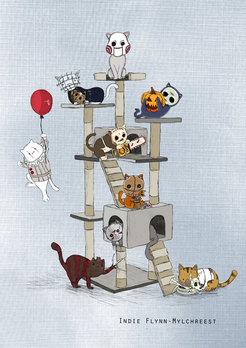 Cats of the Horror Tree by Indie Flynn-Mylchreest
