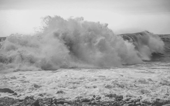 wave and sea