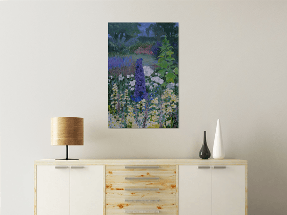 The lilac Delphinium