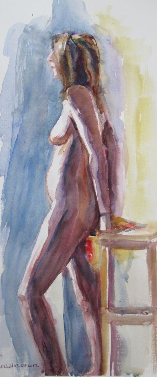 Standing female nude by Rory O’Neill