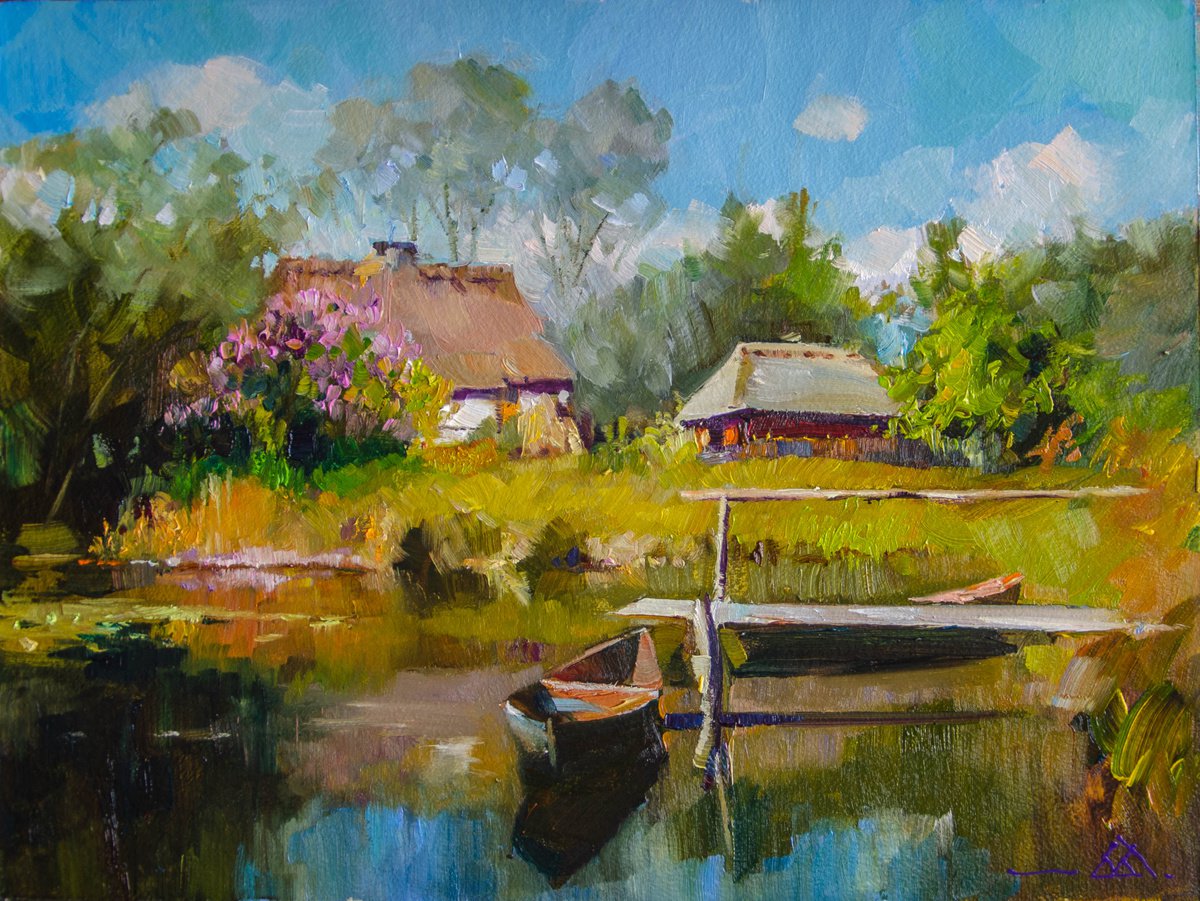 Cossack Farm By Valentin, 16 X 12, Artwork For Sale On Artfinder
