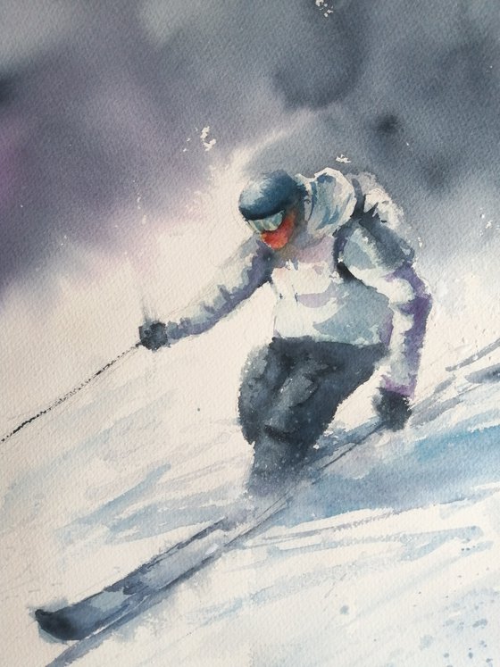 the skier 13