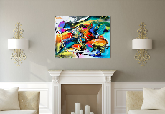 Breakthrough - giclee from stunning original acrylic - on art paper