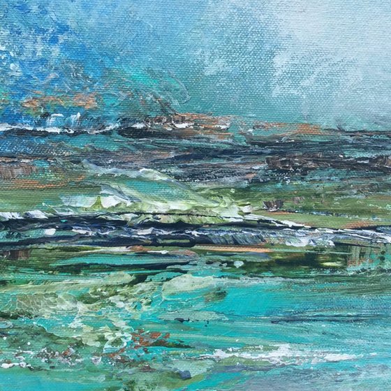 Abstract Welsh Seascape