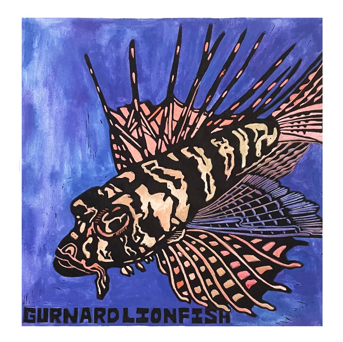 Gurnard Lionfish by Laurel Macdonald