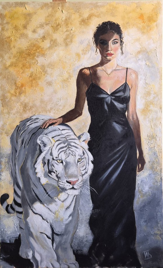 White Tiger, Black Dress