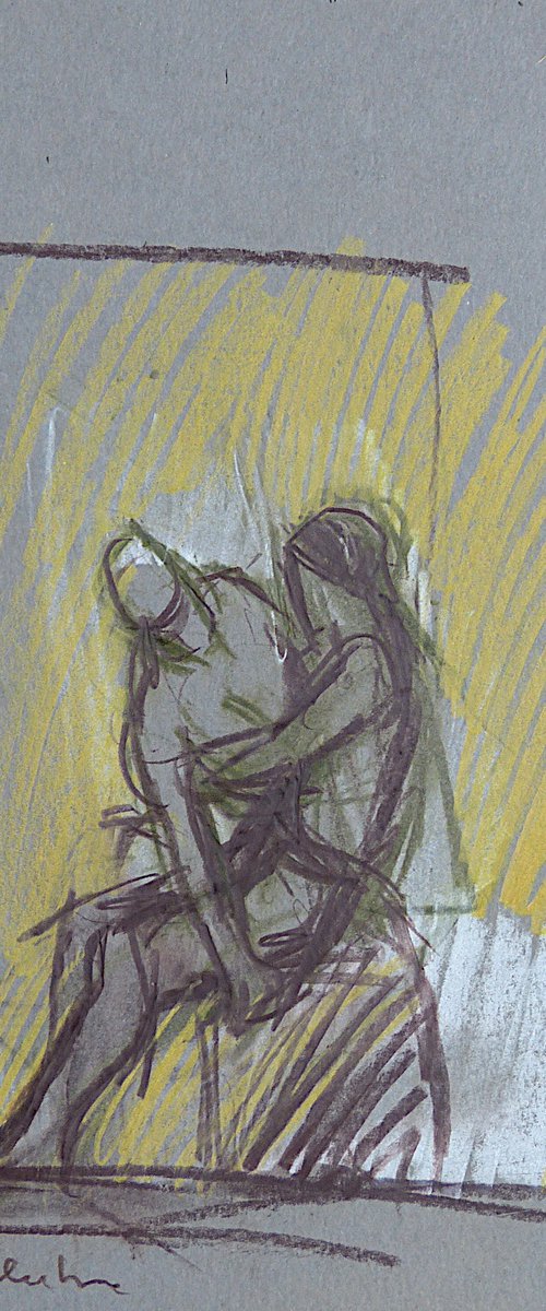 Husband and Wife 2, 21x15 cm by Frederic Belaubre