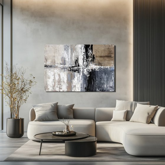 Silence neutral beige grey