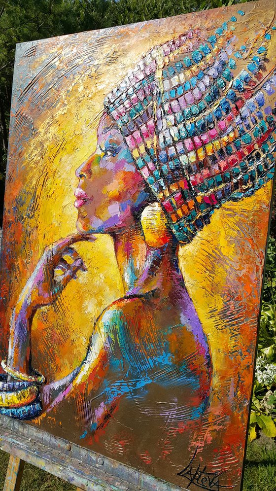 Portrait african woman