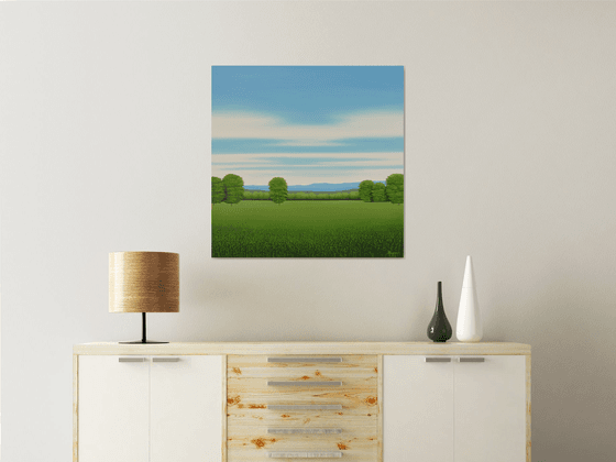 Green Meadow - Blue Sky