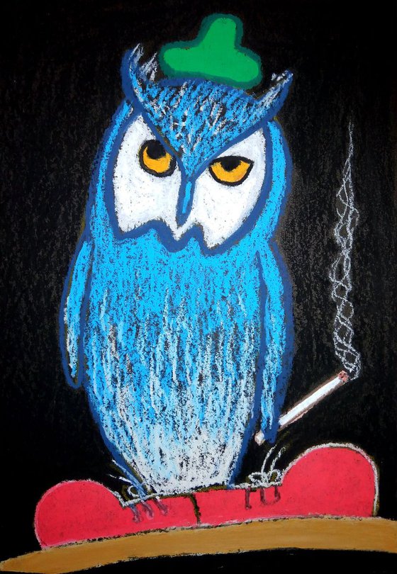 Smoking owl