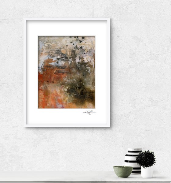 The Stillness of Silence 2 - Abstract Painting by Kathy Morton Stanion