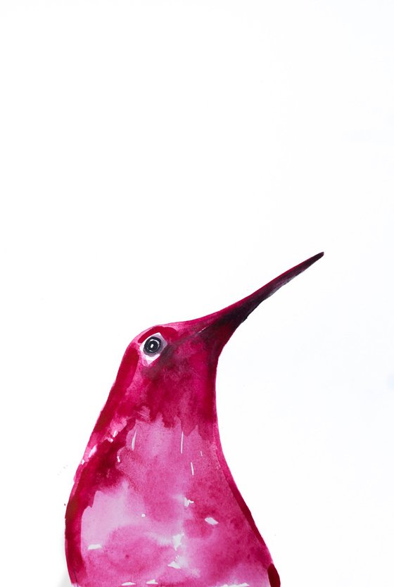 Set of 3 Bird paintings.