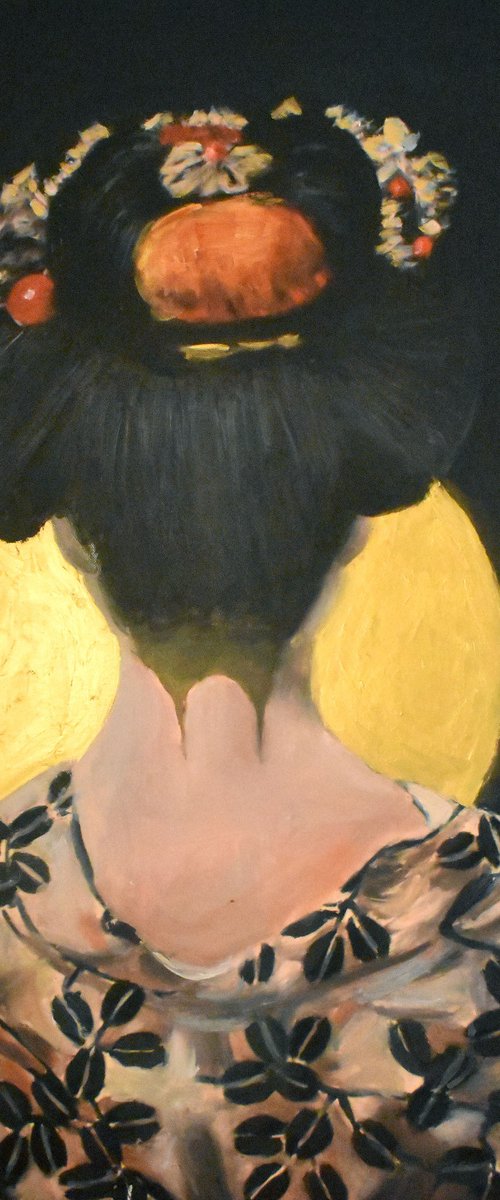 Geisha gold sunlight by escha van den bogerd