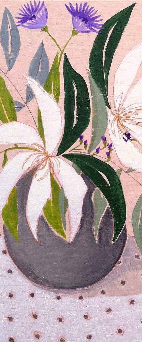 Flowers and dots #2 by Marisa Añón