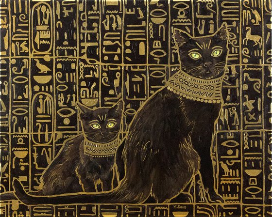 Egyptian black cats Apprentice
