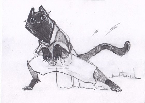 Samurai Cat