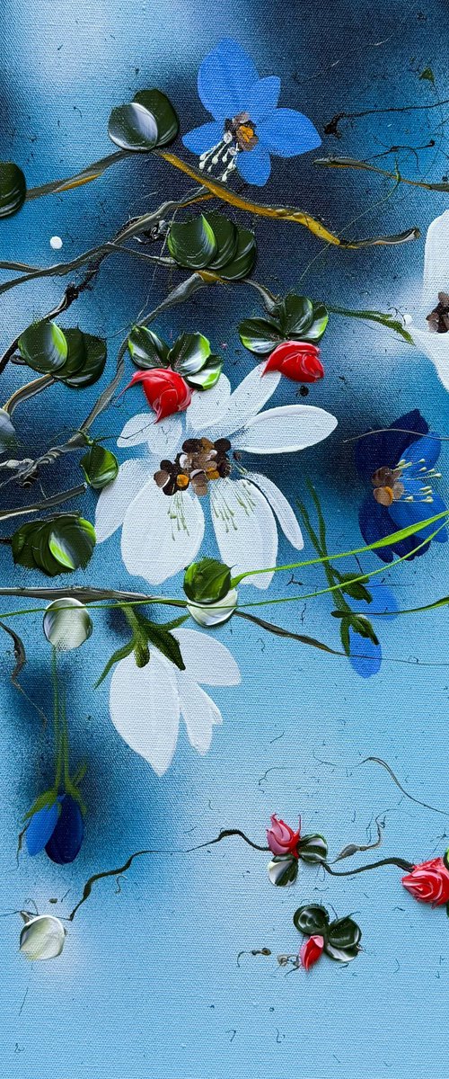 Blue Flow I by Anastassia Skopp