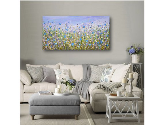 Daisy Dreams - Original Flower Field Painting