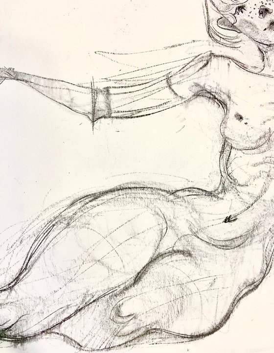 Female figure sketch #14