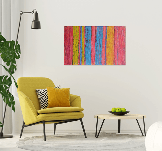 Sweet Home - Palette Knife Textured art