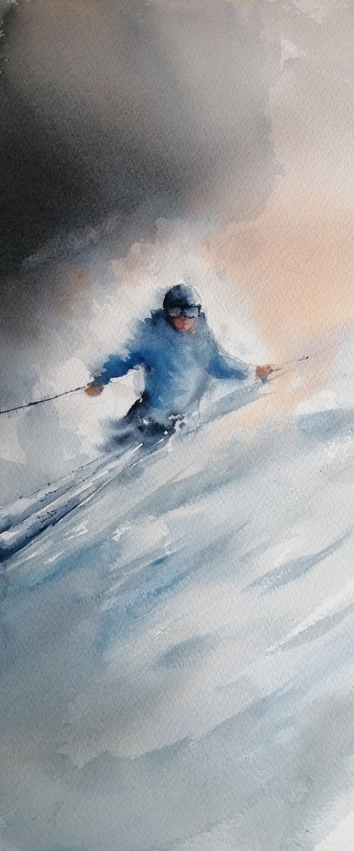the skier 8 by Giorgio Gosti