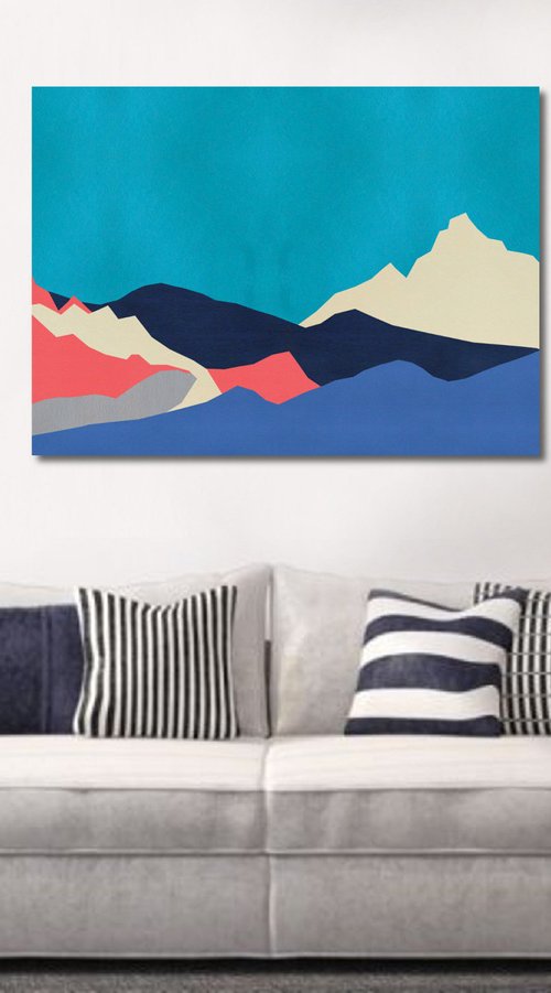 Abstract Mountains #02 by Marina Krylova