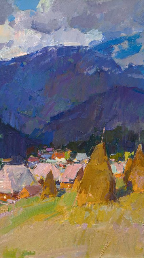 Carpathians. Summer morning. by Aleksandr  Kryushyn