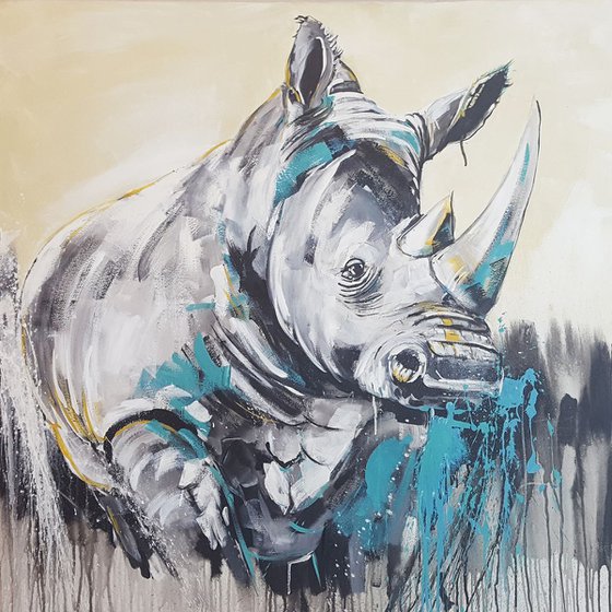 Rhino #2 – Work Series 'One of the big five'