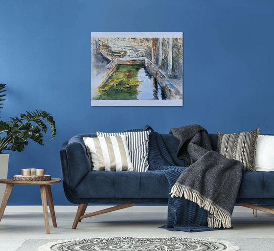 OLD WASHHOUSE OF GUADALAJARA, SPAIN