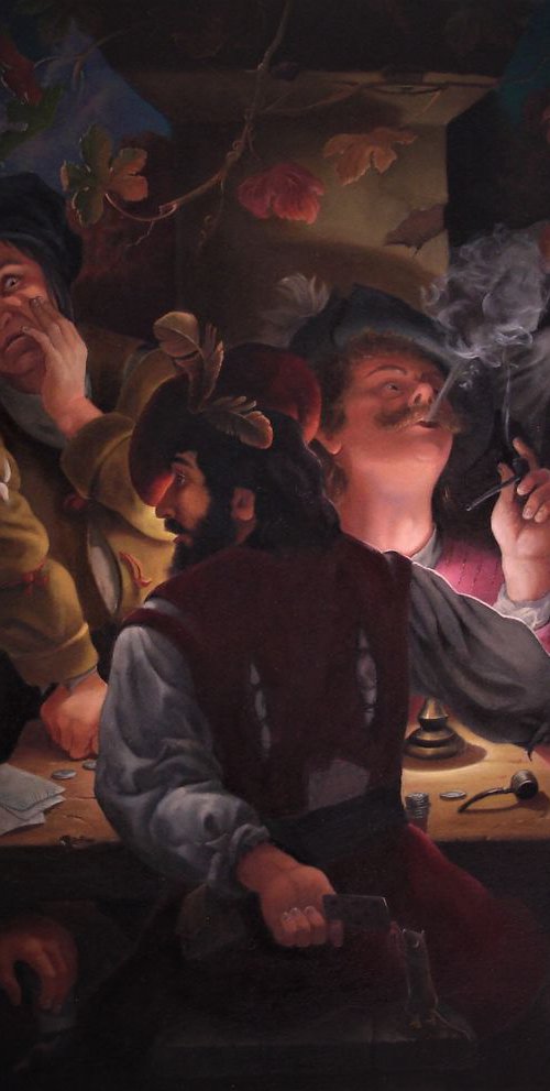 Players in the cards. by Alexander Mikhalchyk