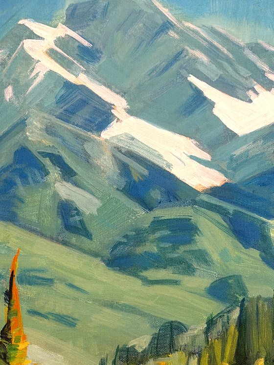 Cottage Among Peaks