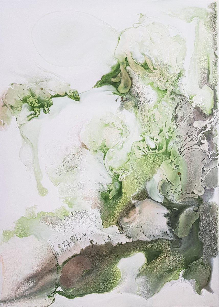 Abstraction (20 x 27,5 inch) Tropical forest #011 by Svetlana Lileeva
