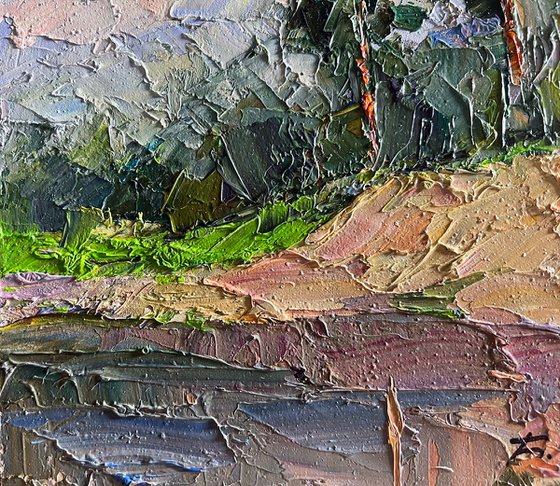 Sand Cliff by the River