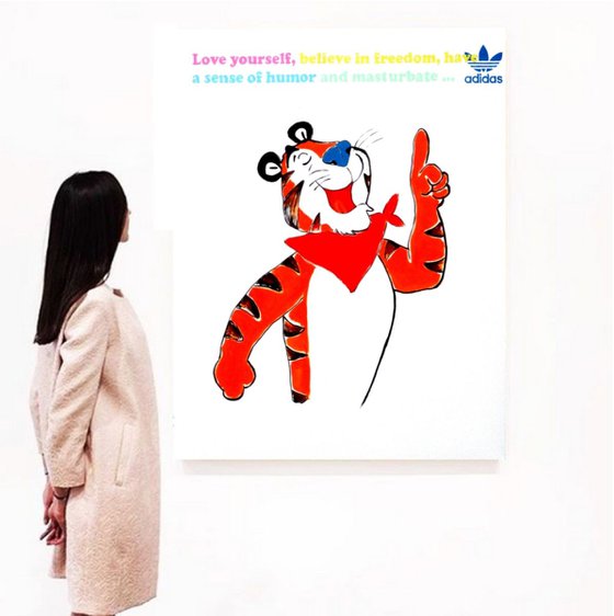 Tiger (small Pop Art)