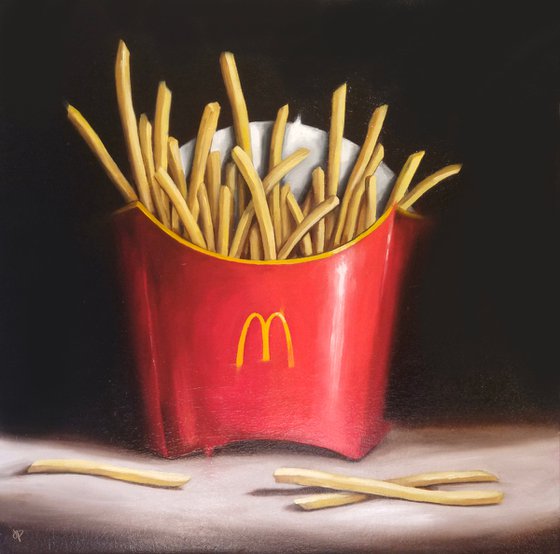 Large Fries still life