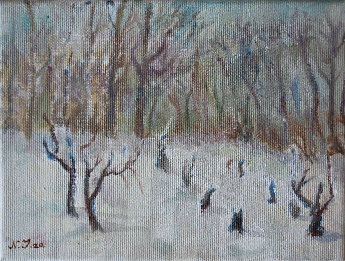 White Orchard II by Nikola Ivanovic