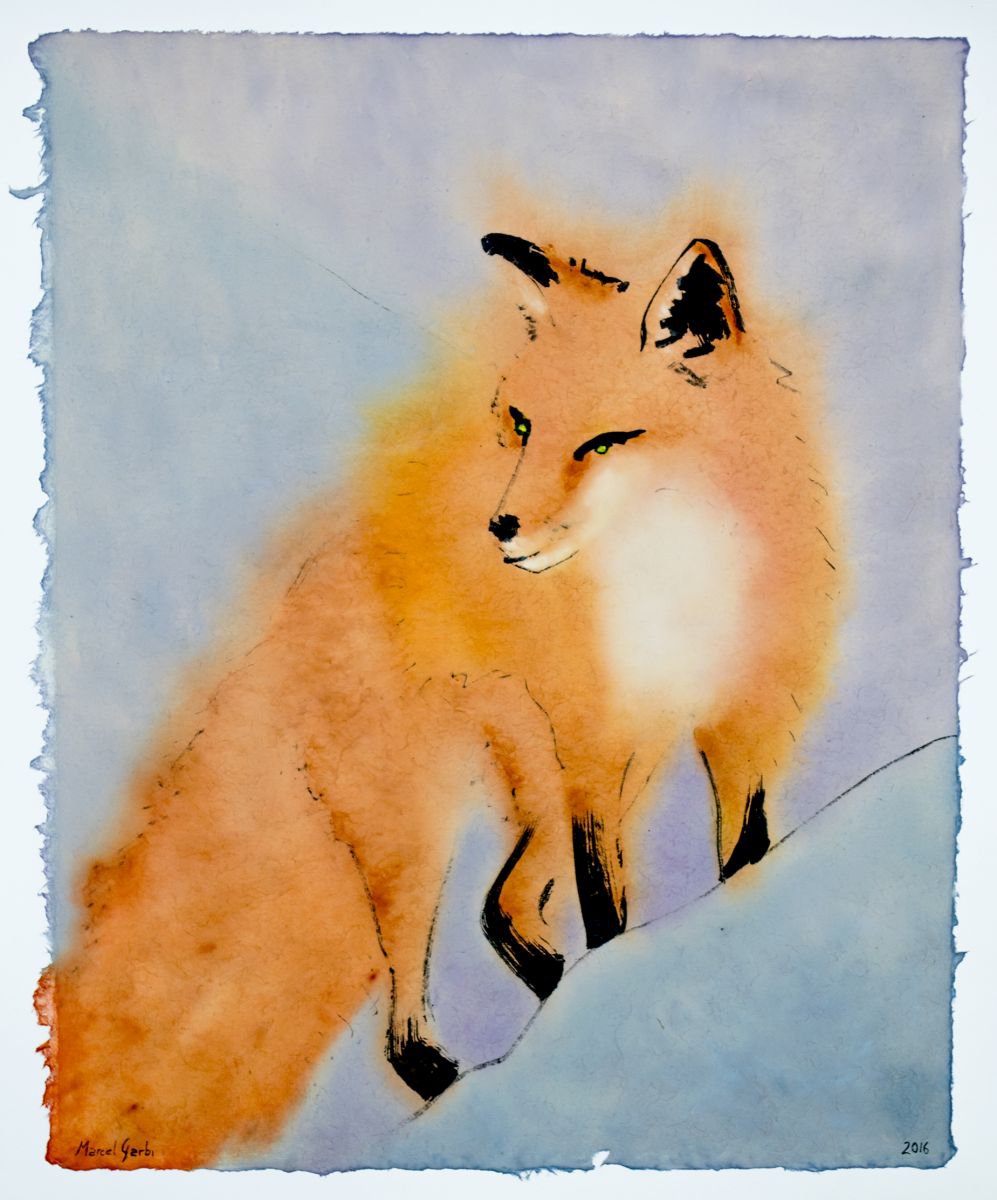 Dazzling Fox by Marcel Garbi