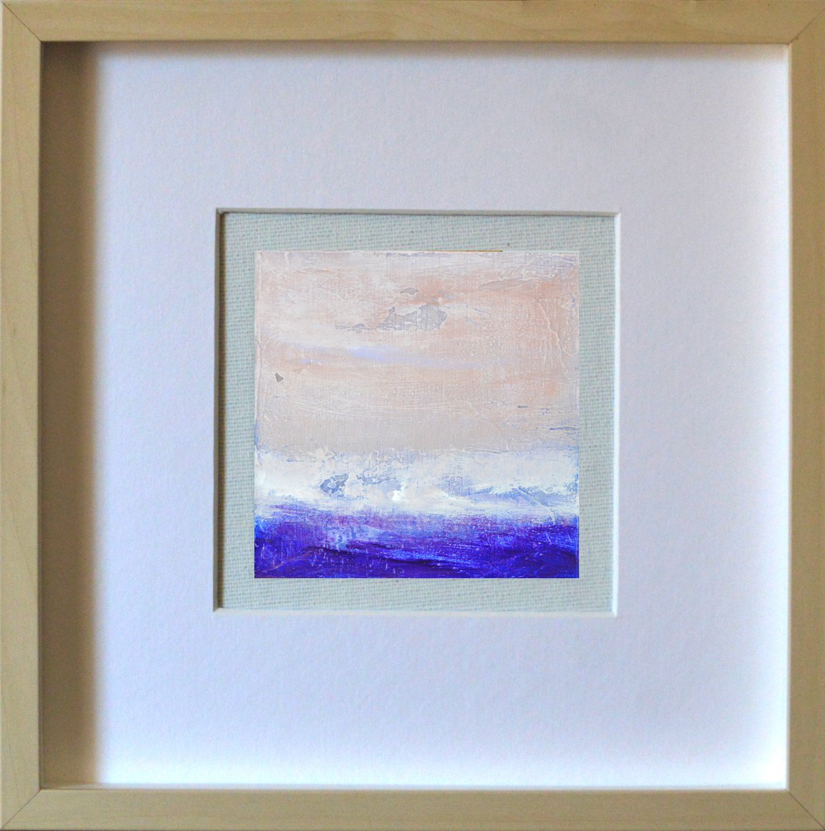 Organic Landscape Oil Painting By Cristian Valentich, 9 X 9, Variations 8, Original Artwork