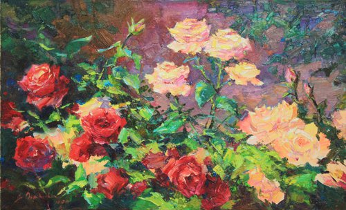 "Roses" by Alisa Onipchenko-Cherniakovska