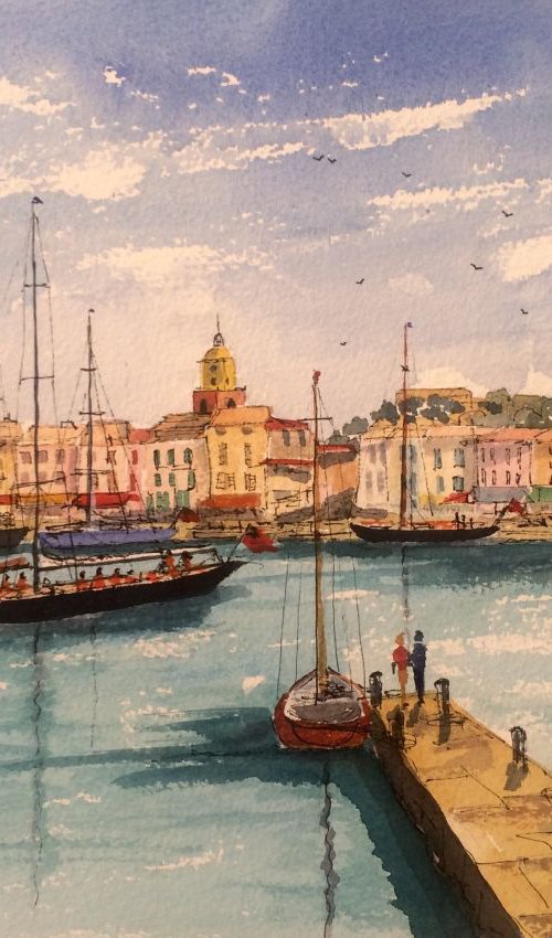 Saint Tropez-The J Class Yacht Race by Brian Tucker