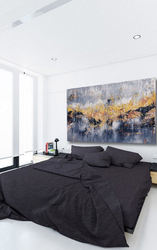 200x120cm. / Abstract Painting / Abstract 2136 by Alex Senchenko