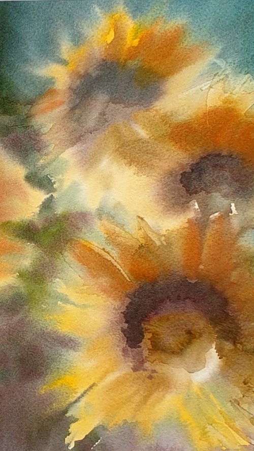 Sunflowers by Elena Genkin