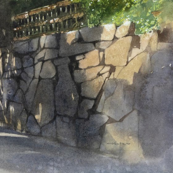 Sunlight through the Trees in Sakamoto, Shiga