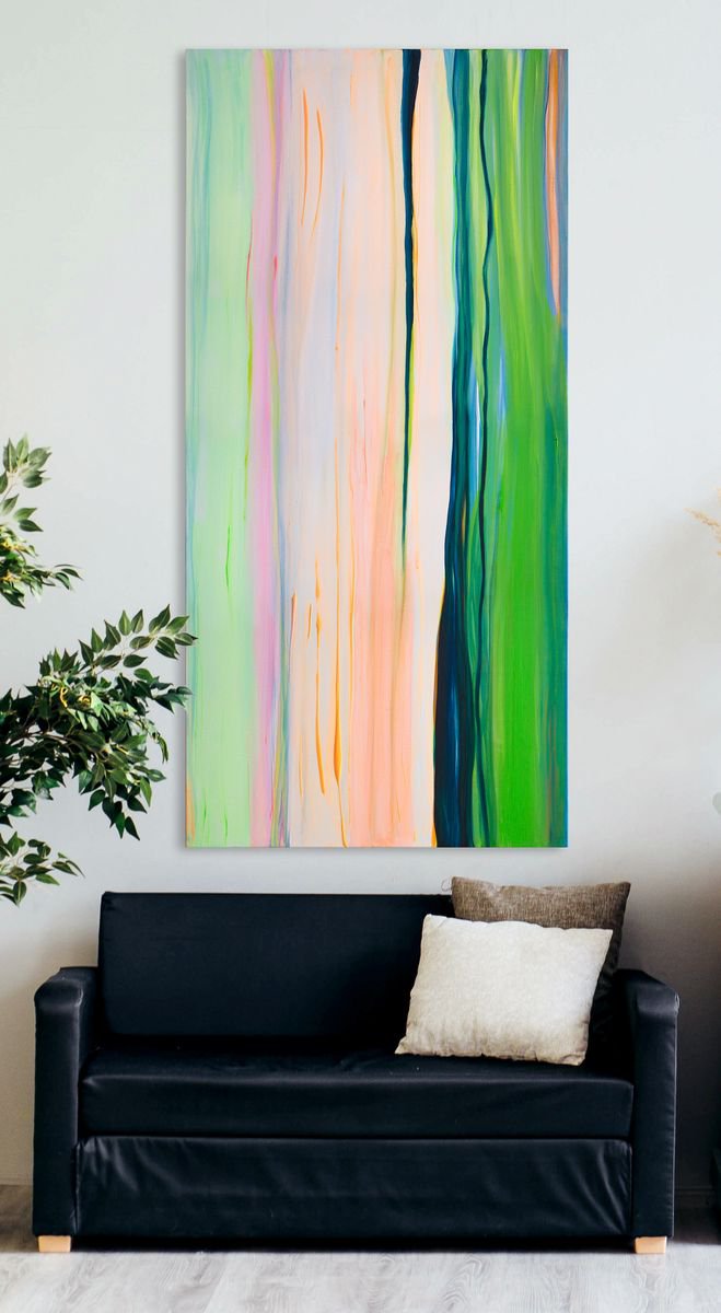  Just For Now By Cornelia Petrea, 28 X 59, Artwork For Sale On Artfinder