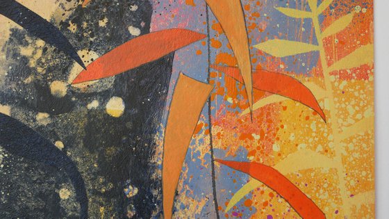 Go with the Flow - triptych