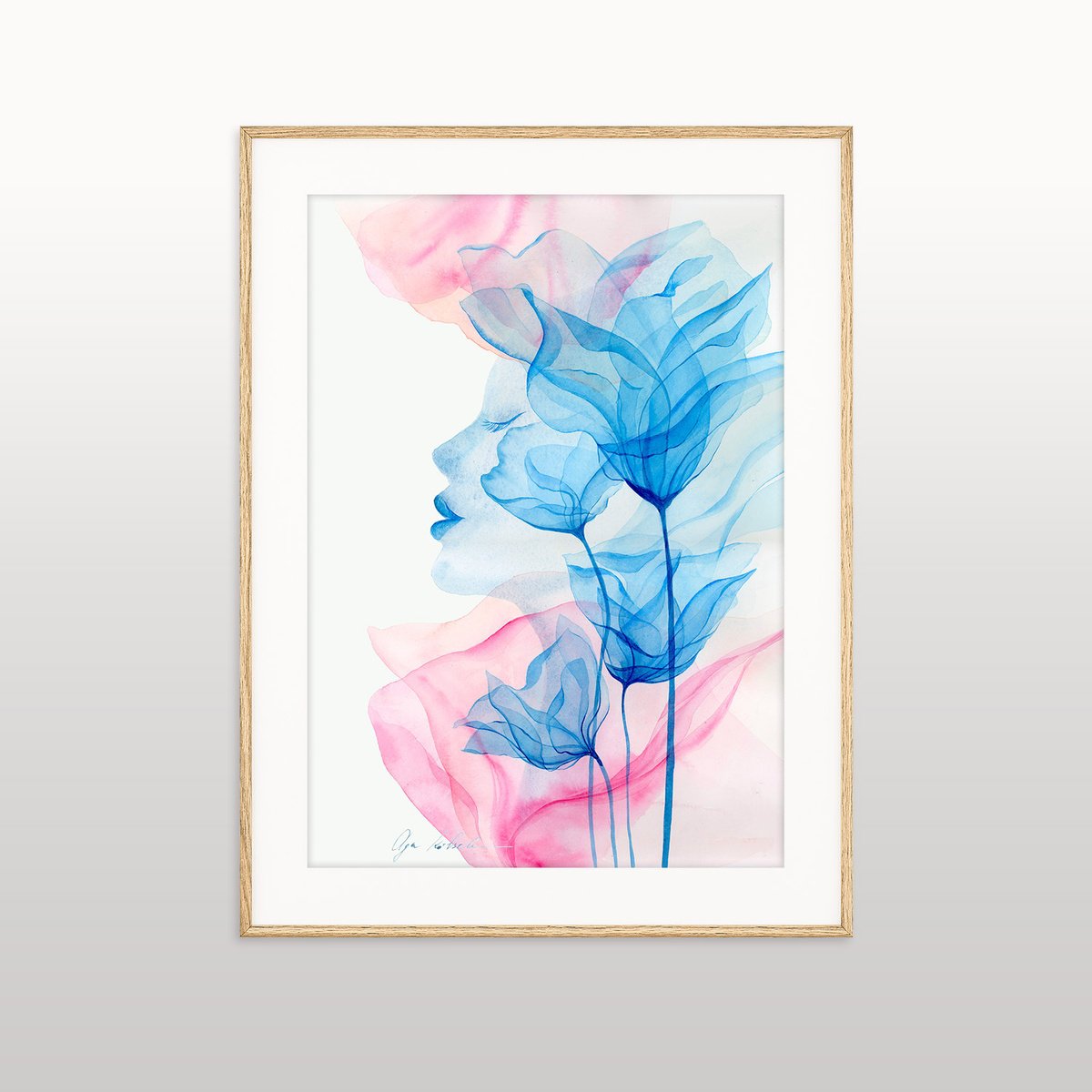 Impressionistic Watercolour , Fragile By Olga Koelsch, 12 X 17, Artwork For Sale On Artfinder