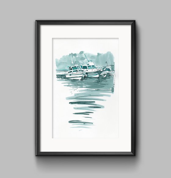 Boats at rest.