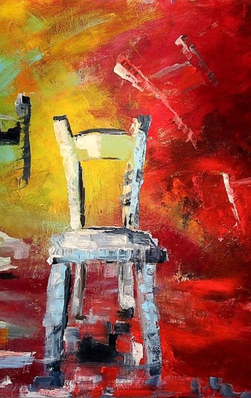 N24 Bright acrylic on canvas 120x80cm by Lukasz Lepik