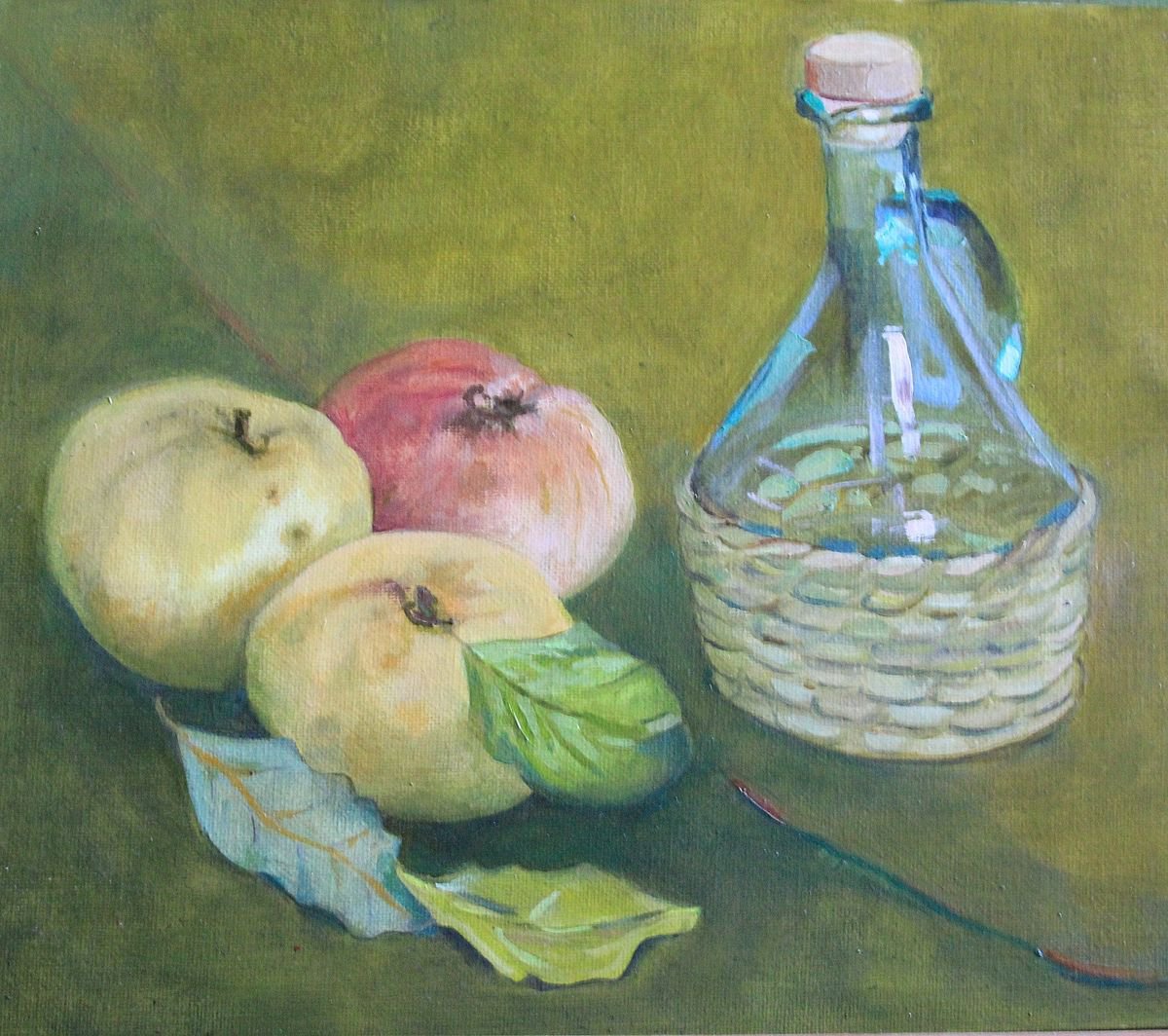 Three apples by Ludmila Artamoshina